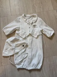 Disney セレモニードレス 新生児 50〜60サイズ 帽子付き ミッキー柄