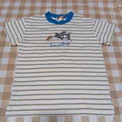 キッズ　ストライプTシャツ　男の子　トムとジェリー　120
