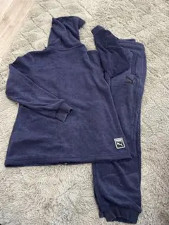 PUMA フリース セットアップ M ネイビー