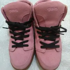 gravis ピンク ハイカットスニーカー２６cm