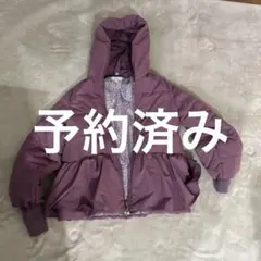 any FAM パープル ダウンコート 140