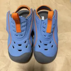 PUMA キッズサンダル アクアキャット　ライトブルー オレンジ　17センチ
