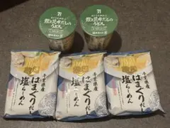 おくらとめかぶうどん＆はまぐりだし塩らーめん セットのサムネイル
