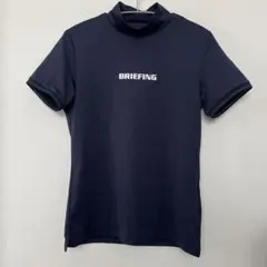 BRIEFING ブリーフィング　半袖モックネックシャツ ネイビー　Sのサムネイル