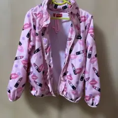 BABYDOLL ピンク リッププリントジャケット