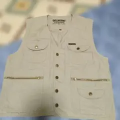 GUN EMERY CHAMPION ベージュ メンズベストL