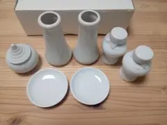 新品　未使用品　神具セット　白無地　小　やまこう