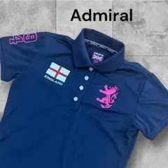 Admiral ネイビーシャツ　ゴルフウェア　レディース　Mのサムネイル