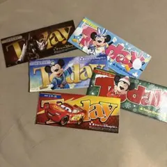 東京ディズニーリゾート Todayカード 5枚セット