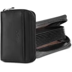 本革 カードケース メンズ RFID ミニ財布 コンパクト ミニウォレット