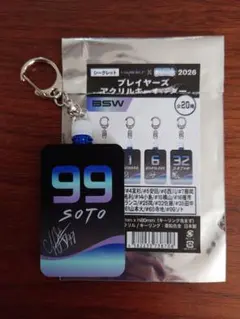 千葉ロッテマリーンズ 藤原恭大 プレイヤーズ アクリルキーホルダー