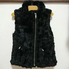 【未使用】ZARA girls ザラ ガールズ ファーベスト 110 120