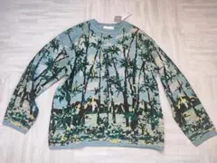 gu beautiful people グラフィックニットプルオーバー