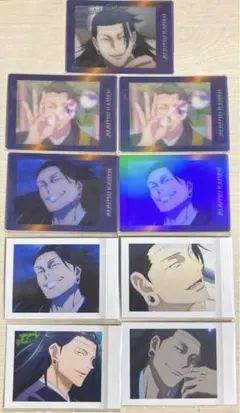 呪術廻戦 羂索 夏油傑 ぱしゃこれ ノーマル レア クリアVer. 9点セット