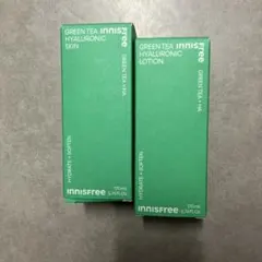 【新品】イニスフリー　グリーンティーヒアルロスキン＆ローションのセット