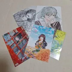 薫る花は凛と咲く　アニメイト特典　ビジュアルボード　イラストカード　しおり