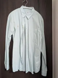 R.NEWBOLD ライトブルー 長袖シャツ XL