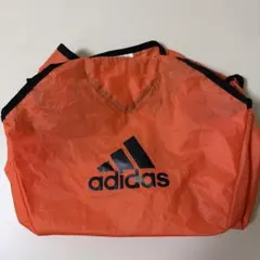 adidas アディダス ナイロンバッグ ボールネットオレンジ 軽量
