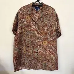 Ralph Lauren ラルフローレン ペイズリー柄 シルク シャツ
