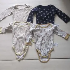 UNIQLO　80cm 長袖ベビー肌着4点セット