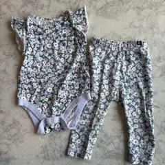 baby gap 花柄ロンパース・レギンスセット