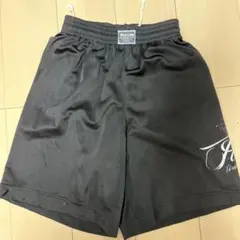 バスケットボールパンツ 黒 ロゴ入り ballline