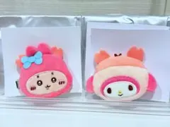 ちいかわ サンリオ シークレットヘアクリップ カニちゃん マイメロディ×古本屋