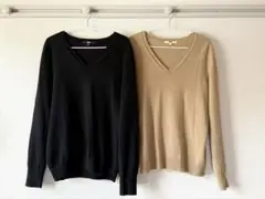 ユニクロ　カシミヤ100% ニット　2枚セット