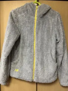 New Balance フリースジャケット グレー フード付き