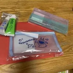 MUSHIBARASU メッシュポーチ 歯ブラシケース 歯磨き粉 セットお早めに