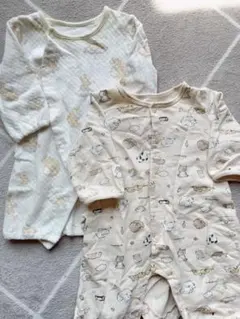 動物　ロンパー2点セット
