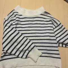 earth music&ecology ストライプニット