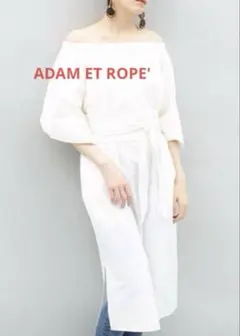 ADAM ET ROPE' 2way ワンピース　バルーン袖