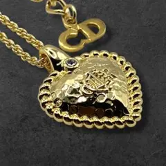 極美品 ディオール dior CD ペンダント ネックレス ゴールド Y853