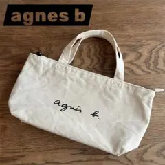agnes bアニエスベー　ミニ　トートバッグ WEB限定 ロゴ GO03‐02