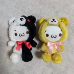 顔文字クマぐるみ　ぬいぐるみ