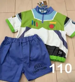 新品 リトシー ディズニー トイストーリー バズ 半袖 セットアップ 110