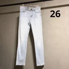良品 オールドユニクロ スキニーフィット ローライズジーンズ 26
