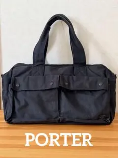 PORTER ポーター タンカー ミニボストンバッグ ダッフルバッグ 黒