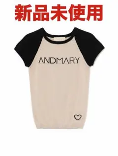 andmary Mary logo knit tops ivor - メルカリ