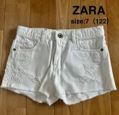 ZARA ホワイトデニムショートパンツ♡