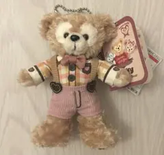 （新品）ダッフィー ぬいぐるみバッジ　バレンタイン2017