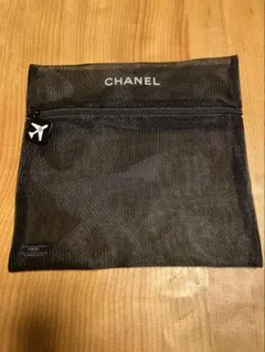 【非売品】CHANEL シャネル ブラック メッシュポーチ