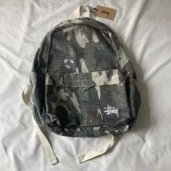 stussy ステューシー カモフラ グリッド リュックサック バックパック 