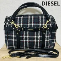 超美品 DIESEL 3way ハンドバッグ ショルダーバッグ クラッチバッグ