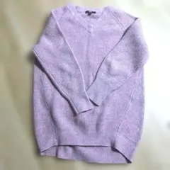 ユニクロスフレヤーン浅めＶネックチュニック