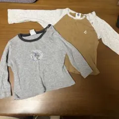 PETIT BATEAU 長袖Tシャツセット 12m