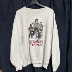 stranger things × gu スウェット ストレンジャーシングス