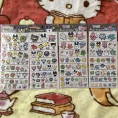 【正規品】たまごっち 4サイズステッカー 4シートセット おみせっち パラダイス