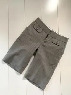 BANANA REPUBLIC ヘリンボーン グレー ショートパンツ サイズ0